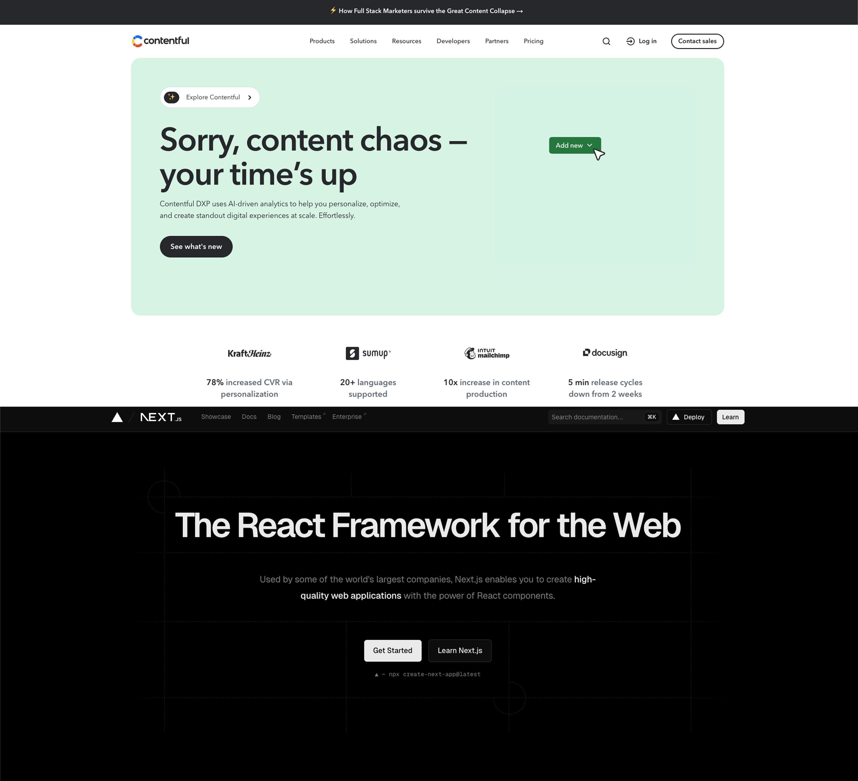 Why I use Contentful and Next.js for Sydney businesses – fast, scalable websites better than WordPress.