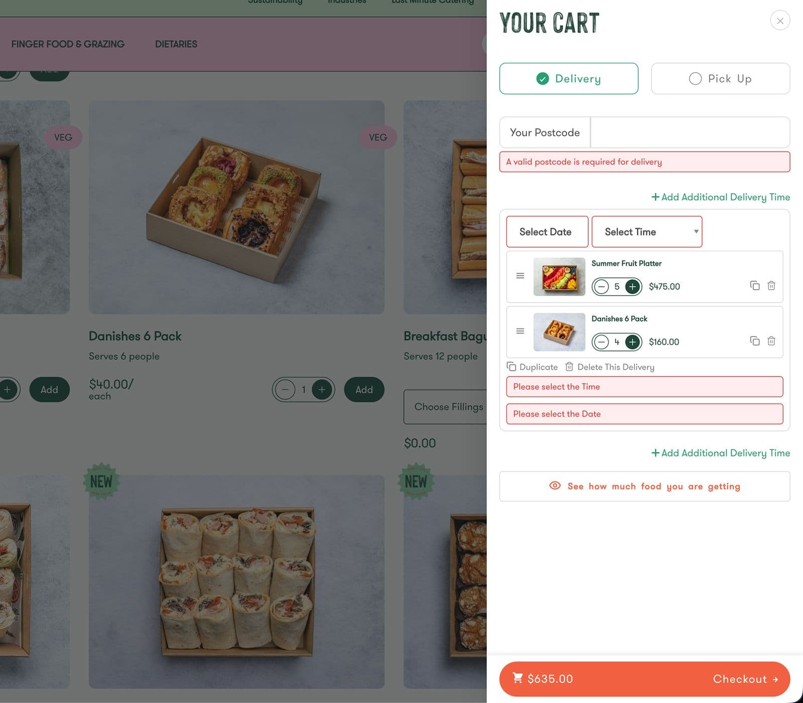Business Rules and Custom Order Validation
